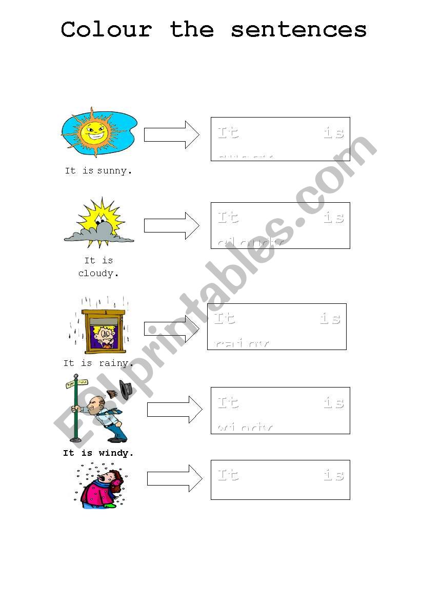 Weather worksheet