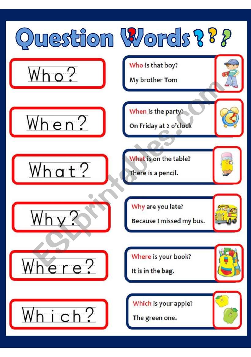 English who. Question Words (вопросительные слова). Вопросительные слова Worksheet. Question Words in English таблица. Вопросы who what.