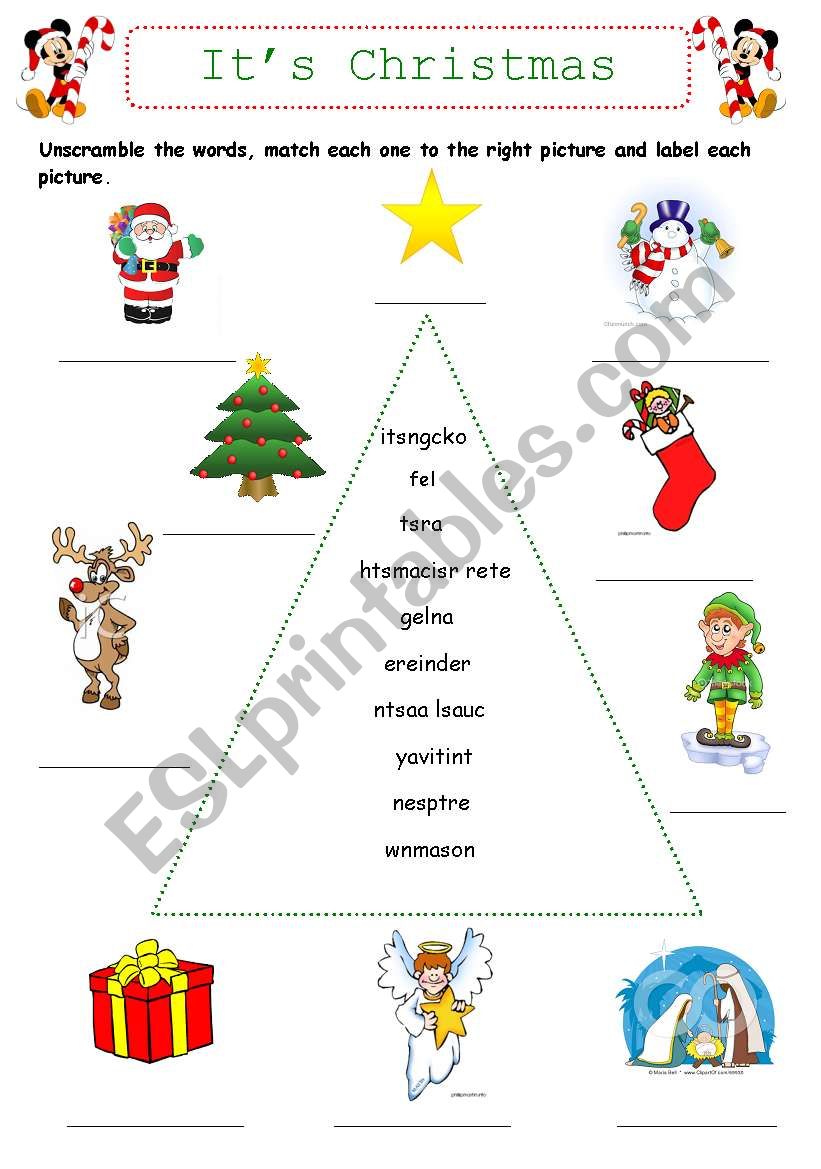 Its Christmas! worksheet