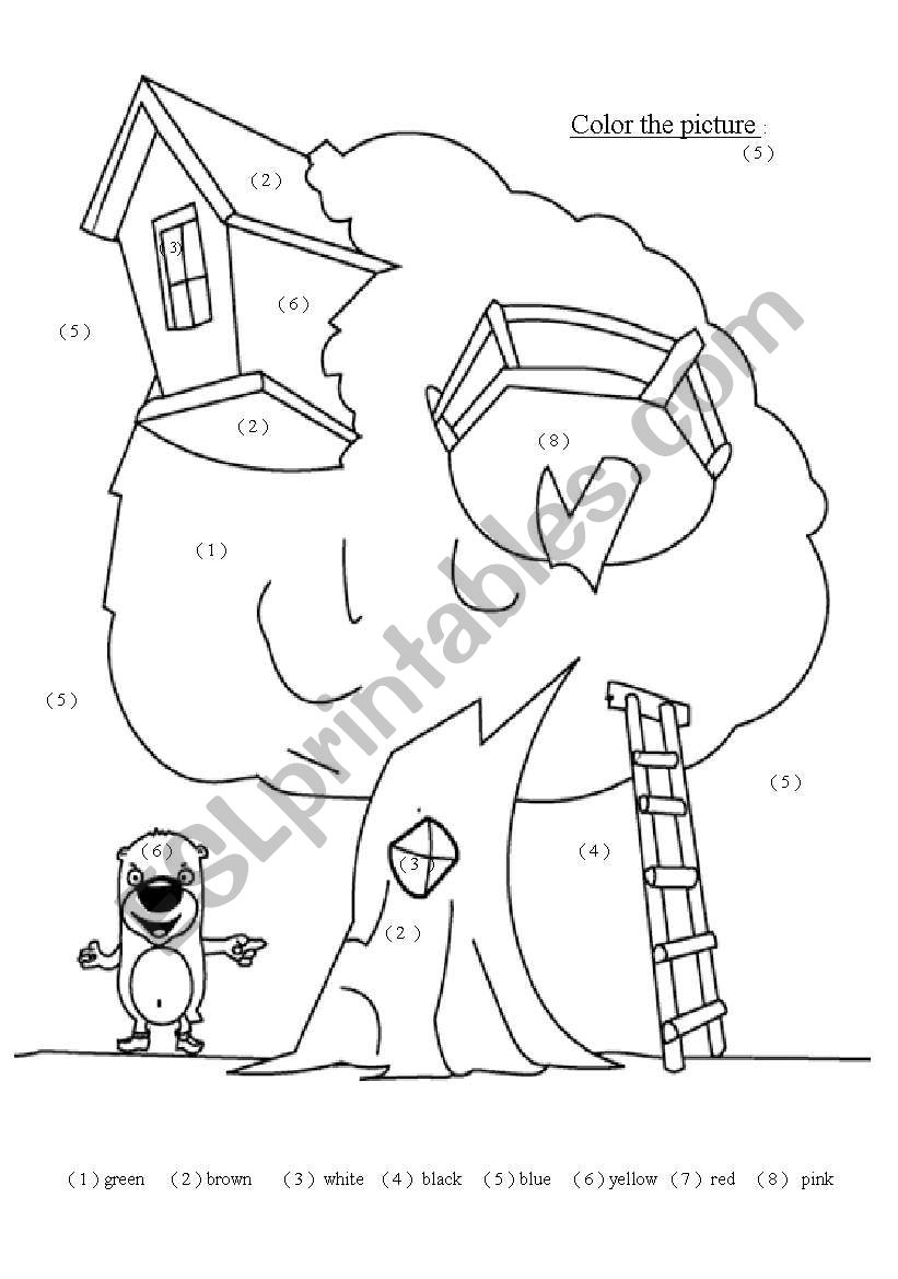 color the pictures worksheet