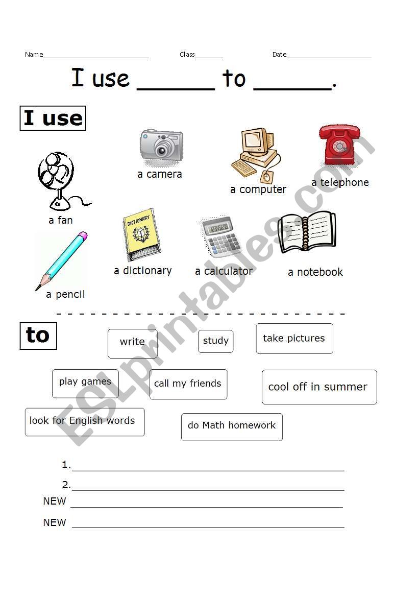 infinative fun worksheet