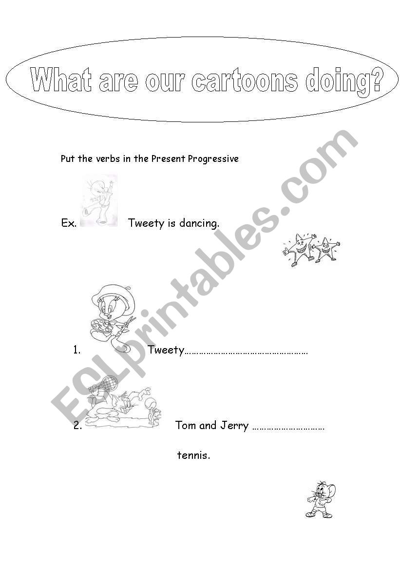 Present Progressive worksheet