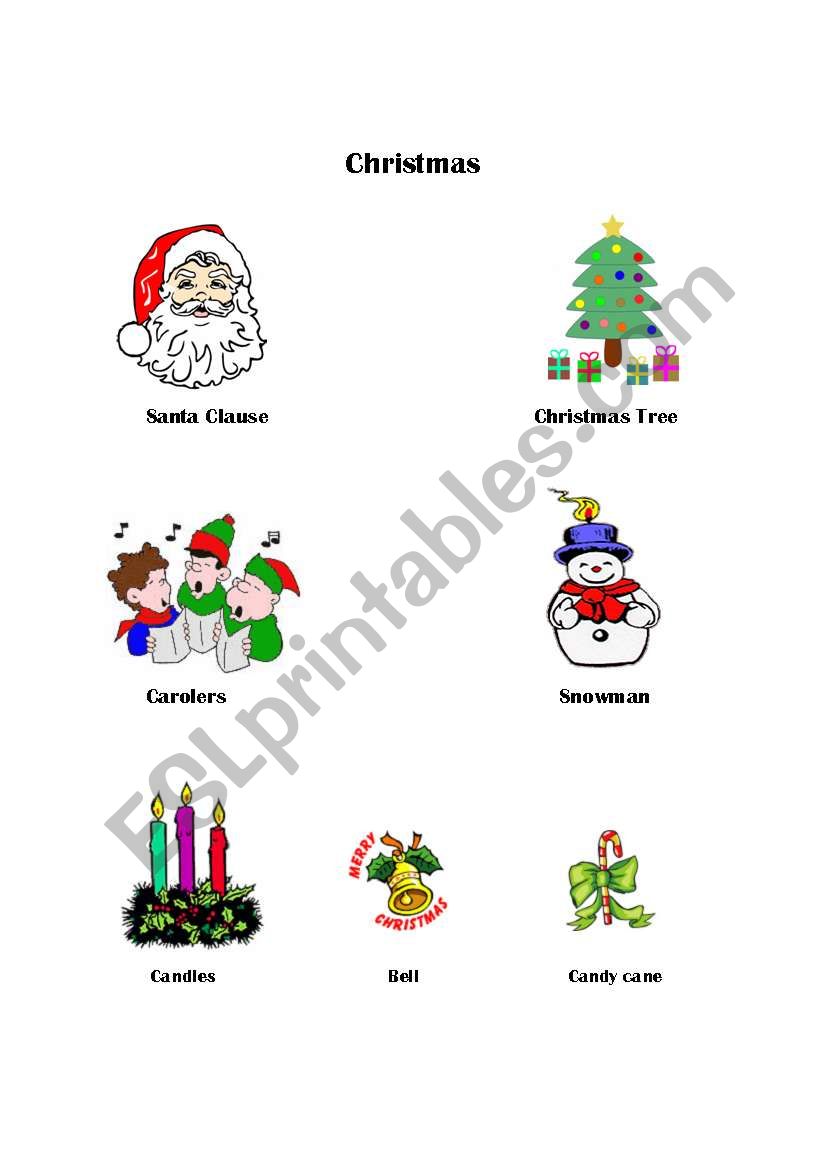 Christmas worksheet