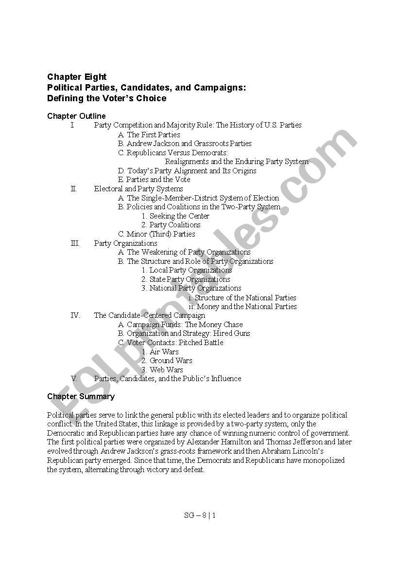 political science study guide worksheet