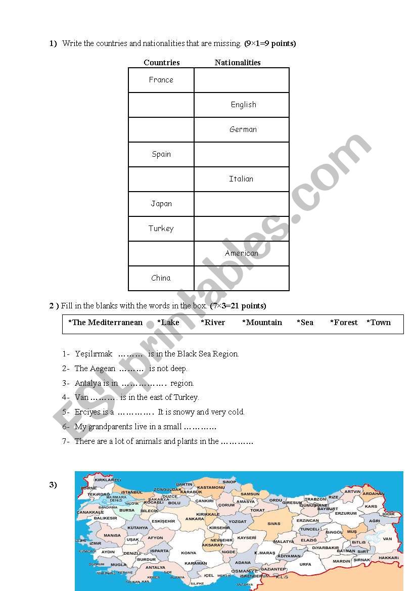 5. grades exams worksheet