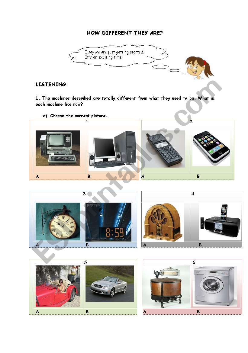 how different are they? worksheet