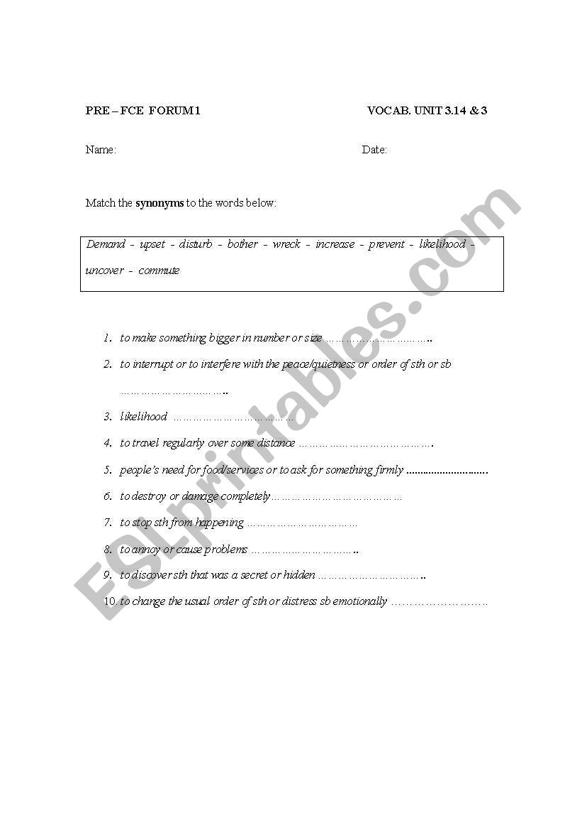 DERIVATIVES worksheet