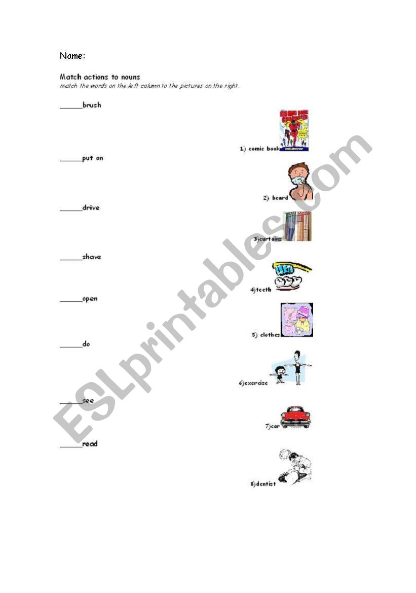 Grammar worksheet