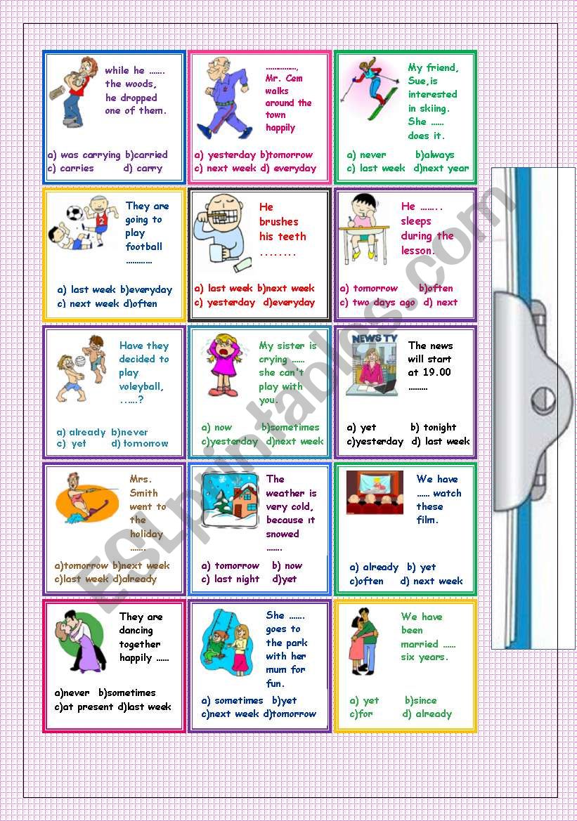 Time Expressions ESL Worksheet By Altan neu