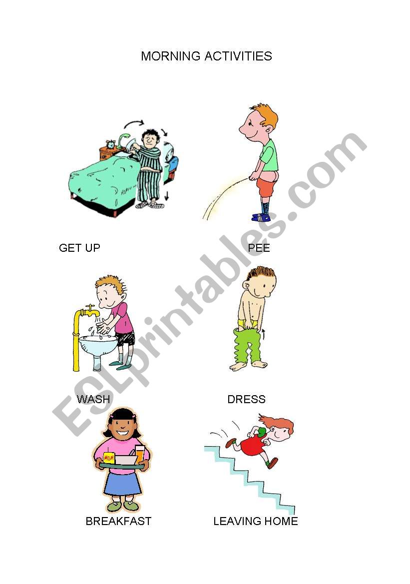 morning-activities-esl-worksheet-by-crisda