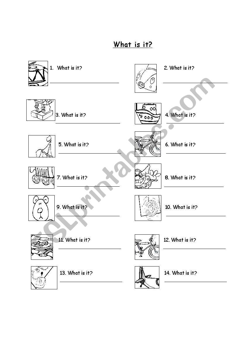 toys part4 worksheet