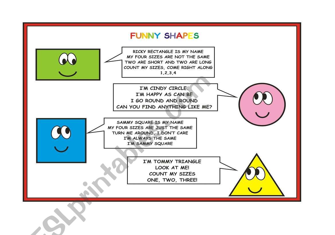 Shapes worksheet