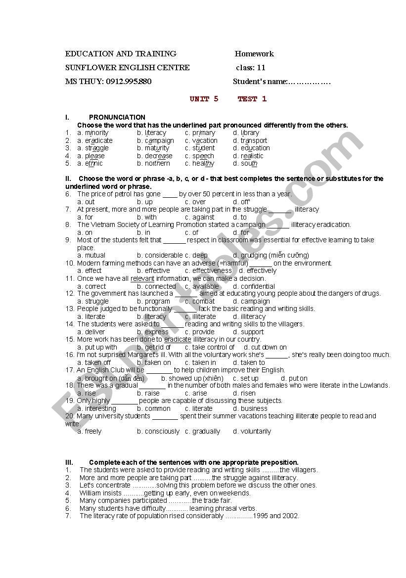 bai tap worksheet