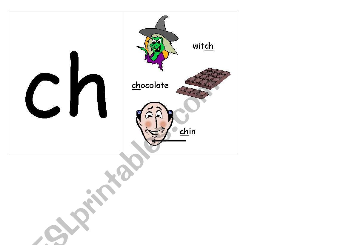 digraph flashcards worksheet