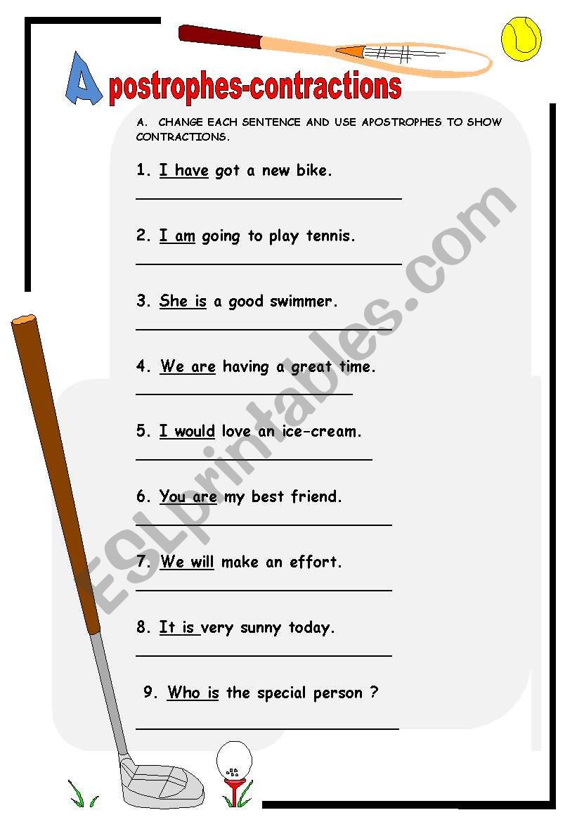 apostrophes-contractions-esl-worksheet-by-sabados