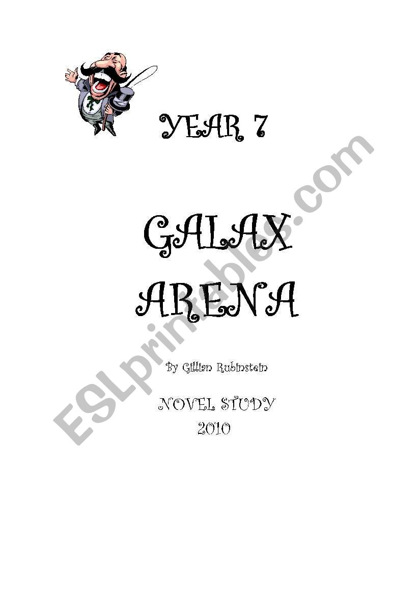 Galax Arena Novel Unit worksheet