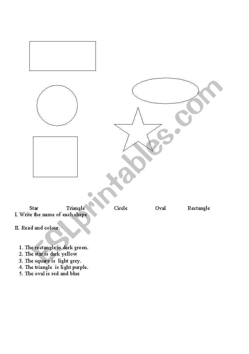 shapes for kids worksheet