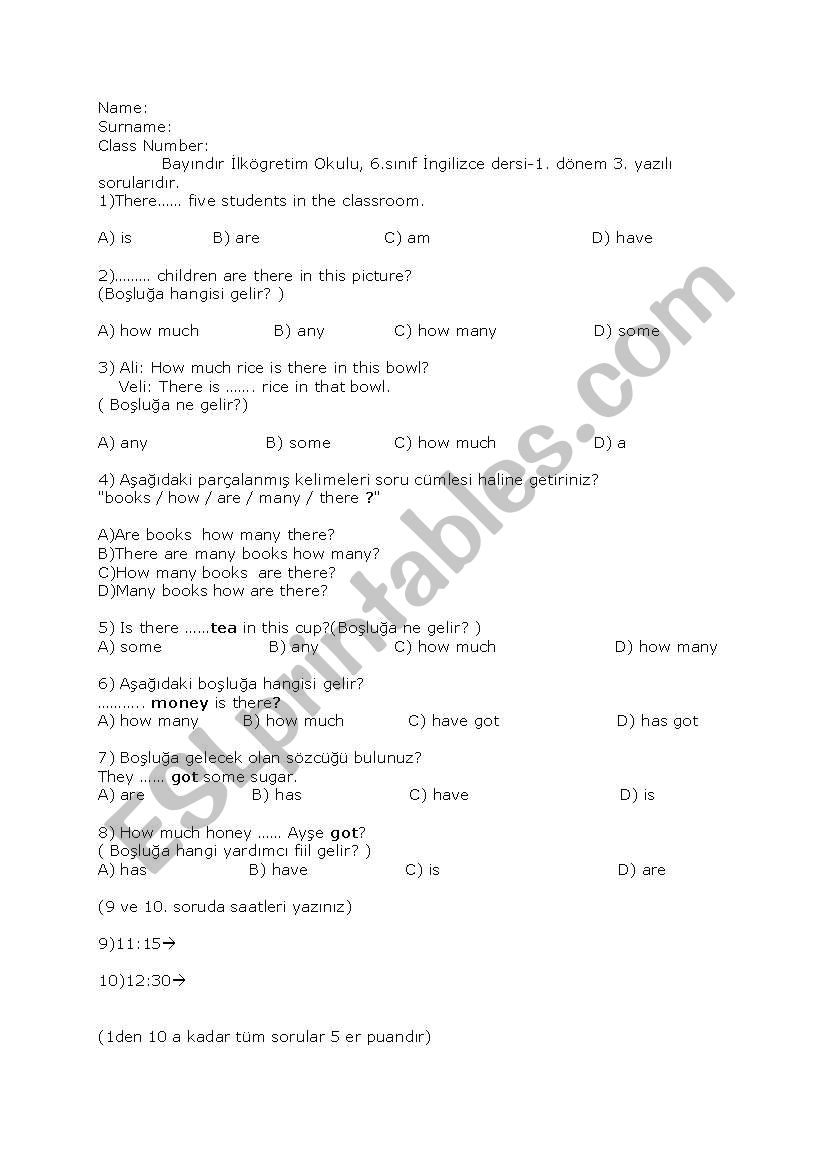 6. snf yazl worksheet