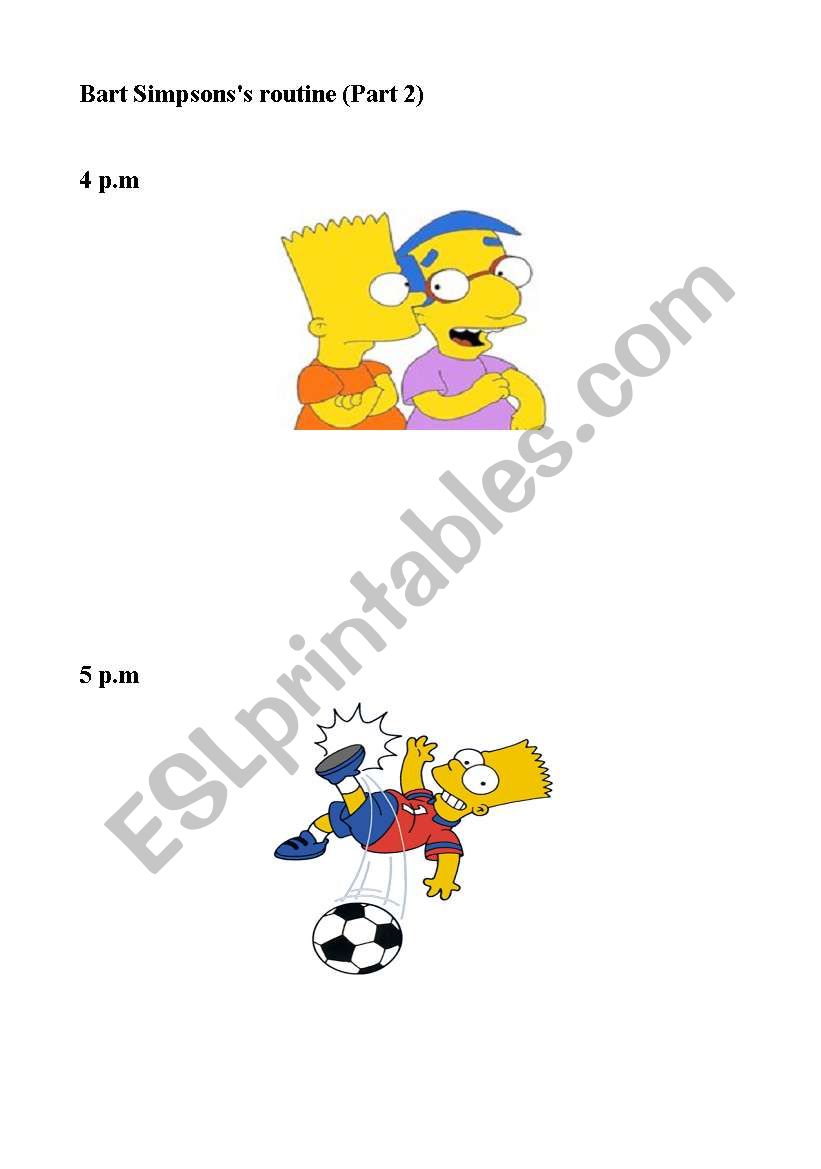 Bart Simpsons routine (Part 2)
