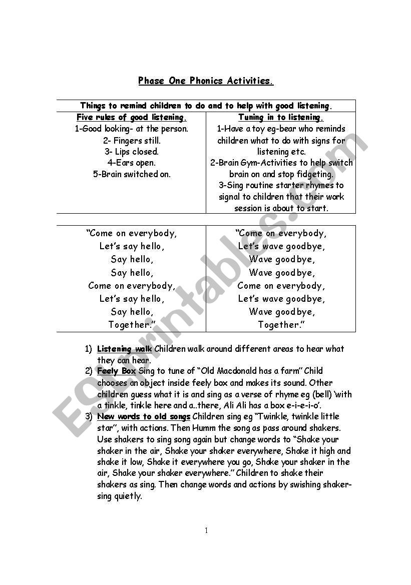 phonics1 worksheet