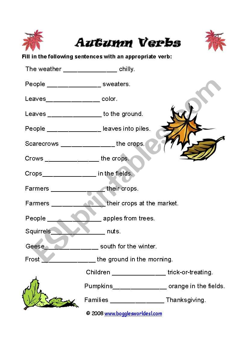 Circle The Verbs Worksheet With Answers Pdf