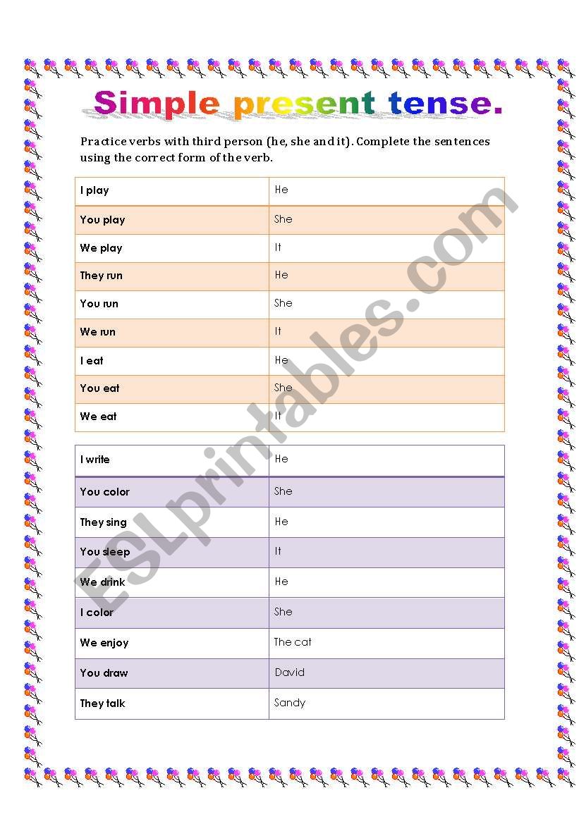 english-worksheets-simple-present-tense