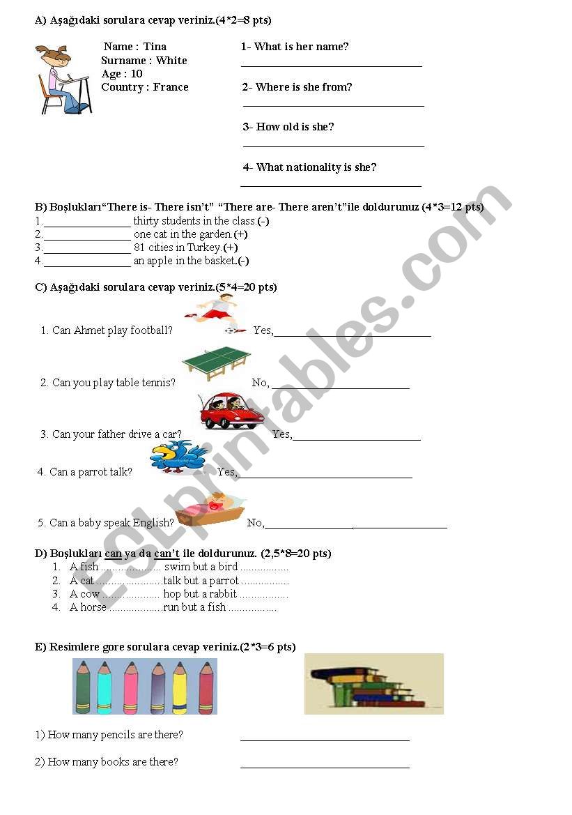 woeksheet worksheet