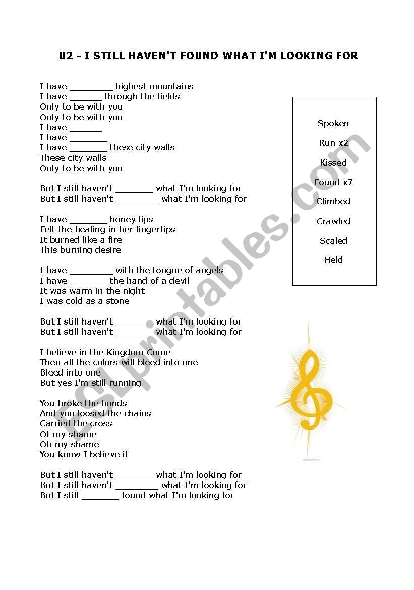 Present Perfect revision worksheet