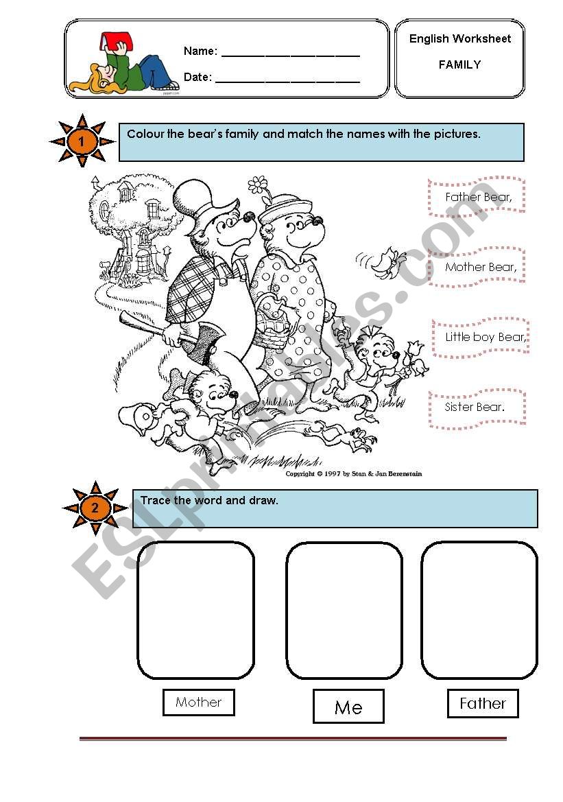 Family worksheet