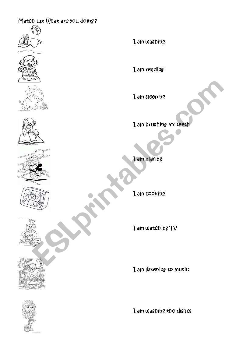 routine activities worksheet