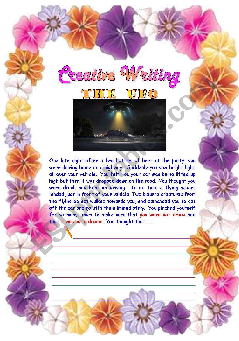 Creative Writing 03 worksheet