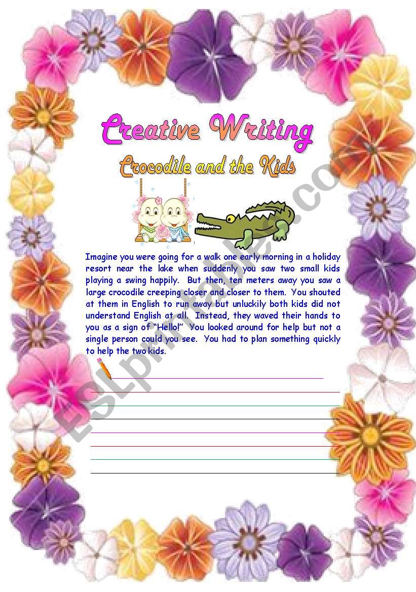 Creative Writing 12 worksheet