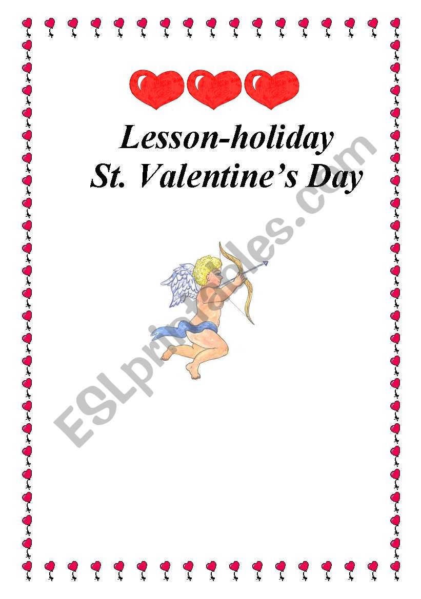 St. Valentine´s Day ESL worksheet by Kristya