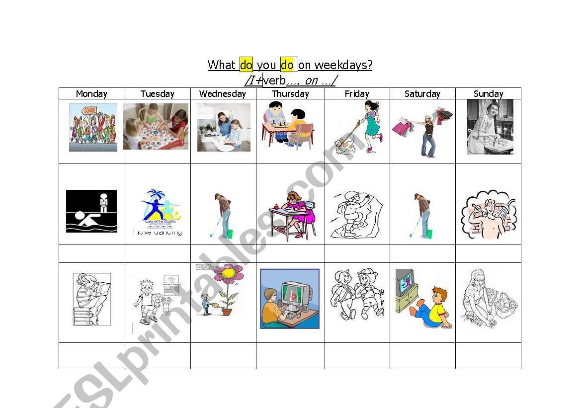 Tenses revision worksheet