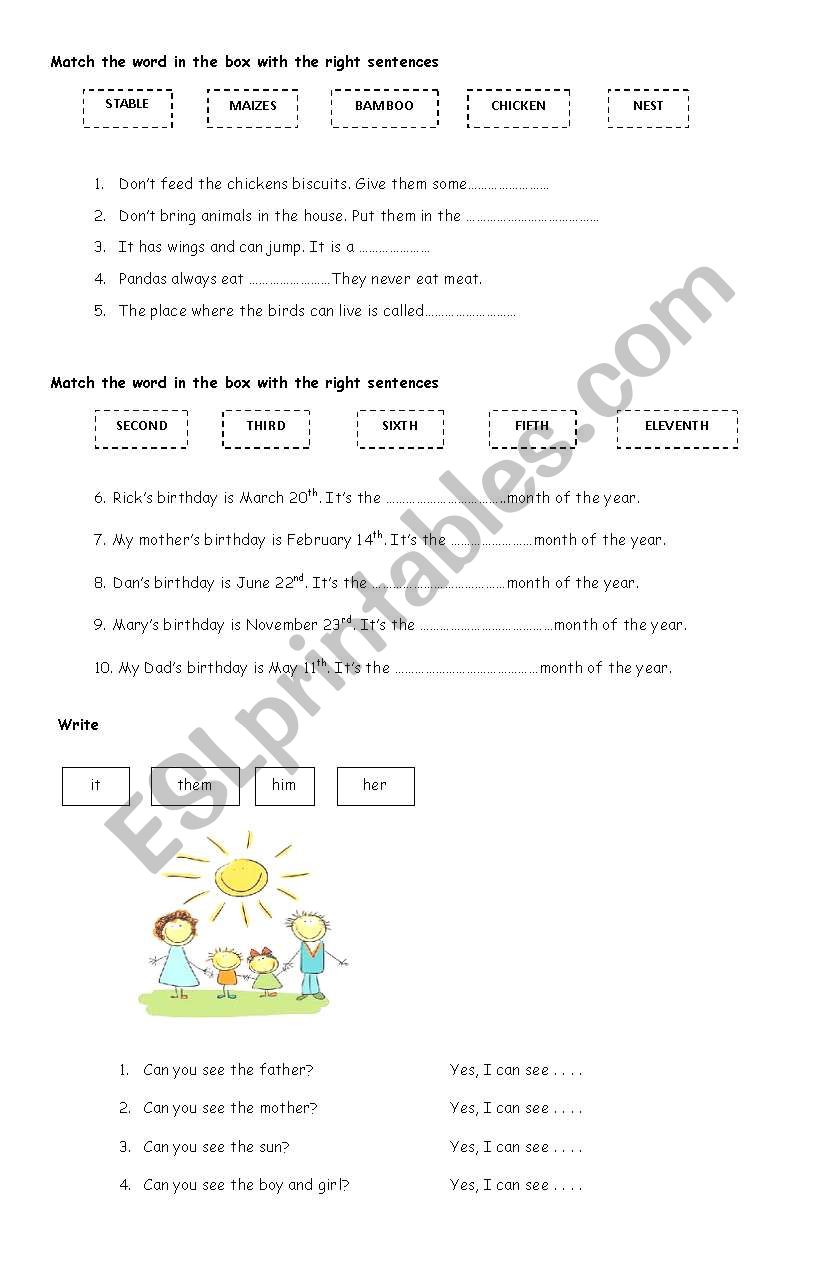 preposition and ordinal number