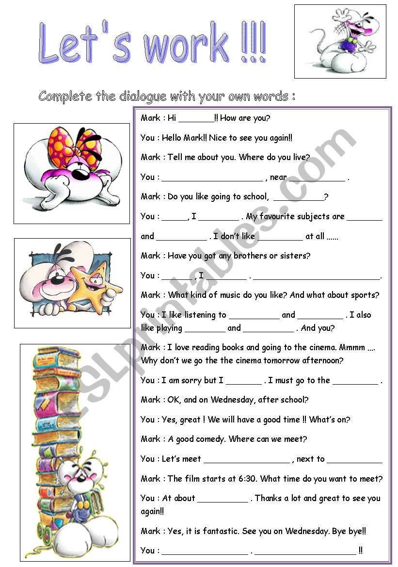 Writing Dialogue Worksheet Practice Dialogue Worksheets Practice 