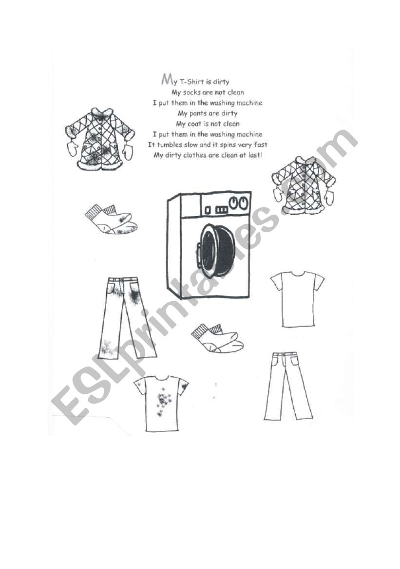 Clothes worksheet