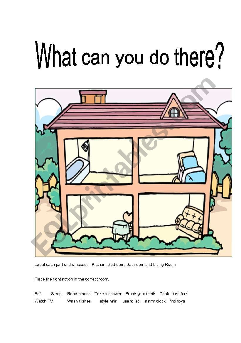 What can you do there? worksheet