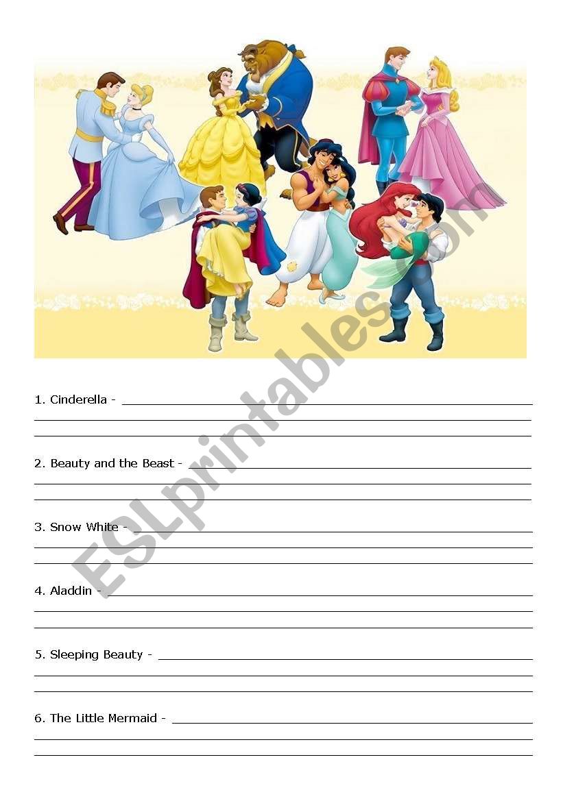 Describing People worksheet