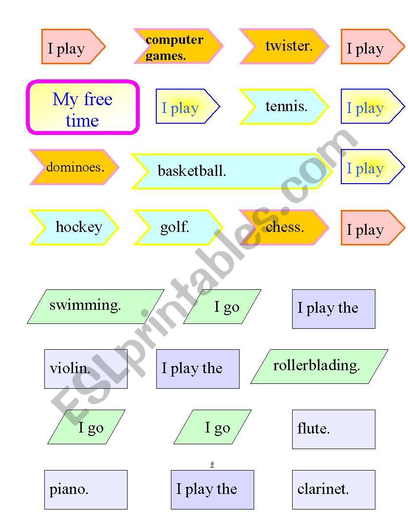 What Do You Do In Your Free Time ESL Worksheet By Minka