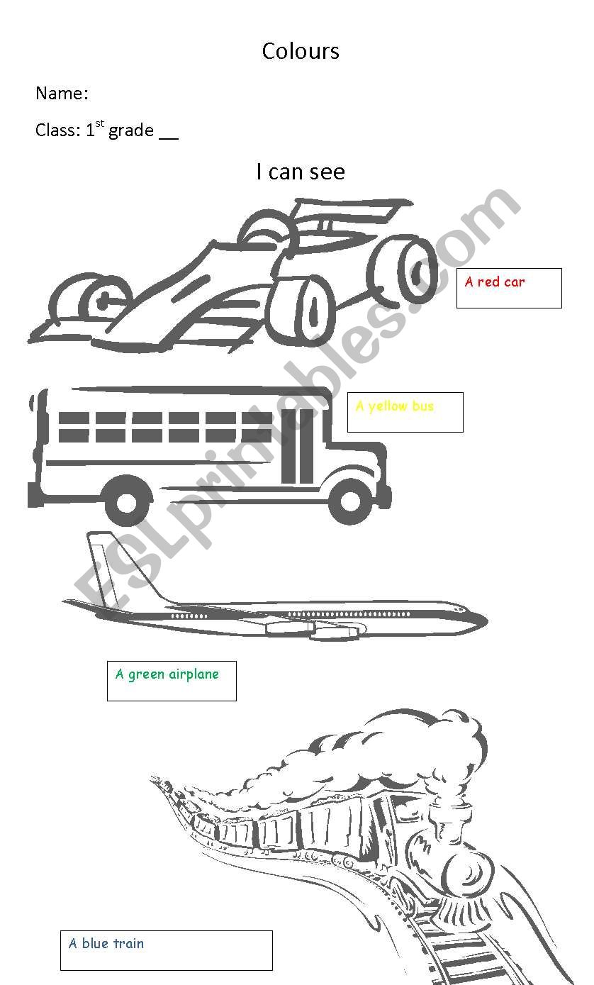 transportation worksheet