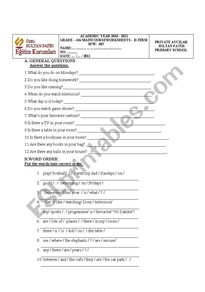 present simple tense worksheet