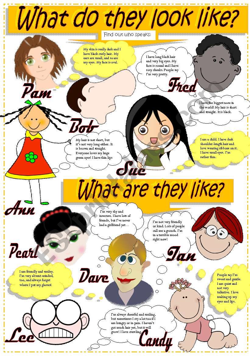 DESCRIBING PEOPLE (Appearance & Personality)