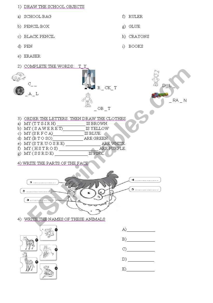 Test: worksheet