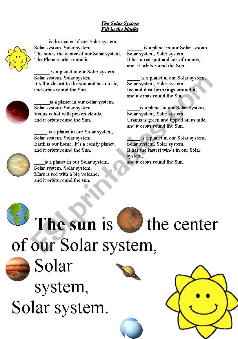 blank solar system
