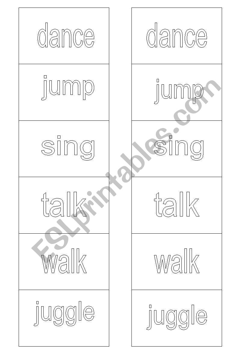 Action Verbs worksheet