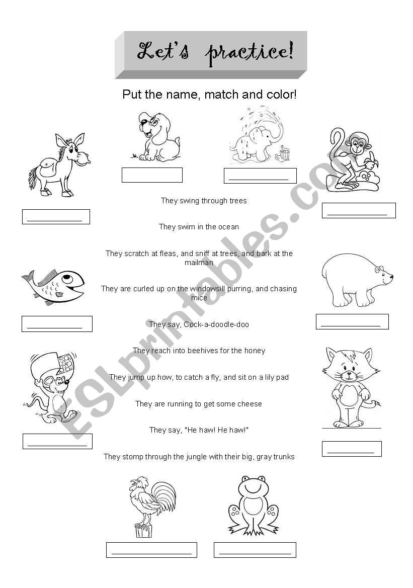 Elephant Poem - ESL worksheet by sianwilliams7@live.co.uk