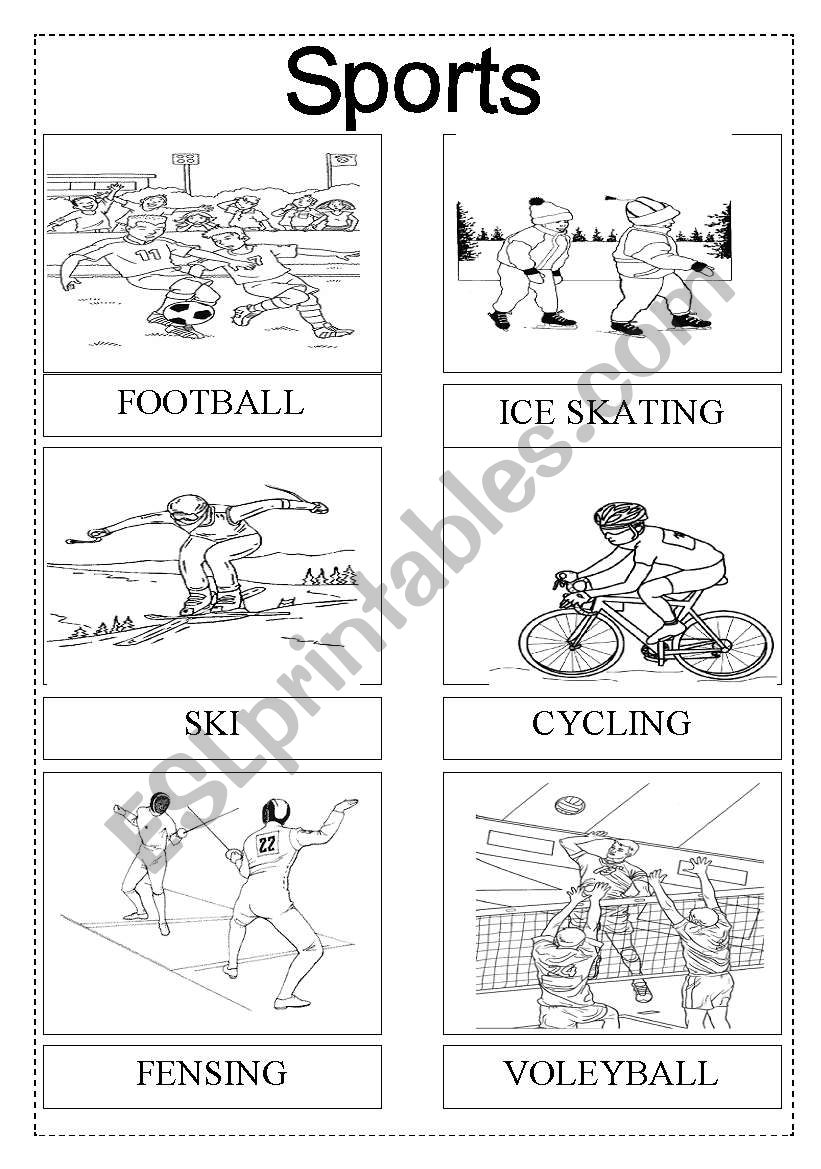 SPORTS worksheet