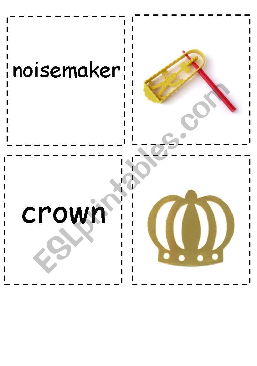 Purim Flash Cards worksheet