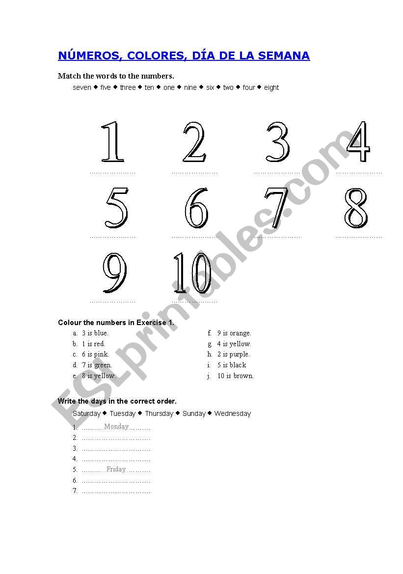 EJERCICIOS 1 ESO worksheet